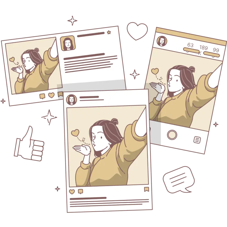 Kou social posts